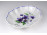 Lila virágmintás Hollóházi porcelán tálka