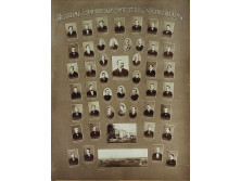 Régi fotográfia, iskolai tablókép, IGLÓI TANÍTÓKÉPZŐ INTÉZET 1910/11