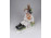 Fekvő furulyázó juhász Zsolnay porcelán figura 19 cm