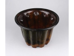 Antik cserép kuglófsütő forma 19 cm