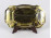 Szecessziós ARGENTOR ezüstözött sárgaréz kistál 18.7 x 10.5 cm