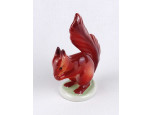 Hollóházi porcelán mókus 13.5 cm