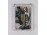 Színes mázas iparművészeti harkály kerámia falidísz 10.5 x 7.8 cm