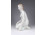 Régi Aquincum porcelán térdelő női akt szobor 22 cm