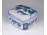 Régi madaras kínai porcelán bonbonier 9.5 x 8.5 cm