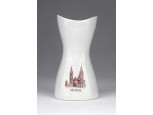Szeged Fogadalmi templom Aquincum porcelán váza 8.8 cm