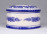 Delft jellegű, szélmalom díszes holland kerámia bonbonier 9 cm