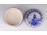 Delft jellegű, szélmalom díszes holland kerámia bonbonier 9 cm