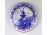 Delft jellegű, szélmalom díszes holland kerámia bonbonier 9 cm