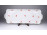 Régi virágmintás Zsolnay porcelán süteményes kínáló tálca tortástál 42 cm
