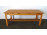 Retro hosszú fa asztal, tárgyalóasztal 190 cm