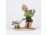 Régi Bertram porcelán figura kisfiú libával 10.8 cm
