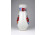 Kalocsai népi motívumos porcelán váza 19 cm