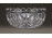Csiszolt kristály kis tál, tálka 