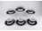 Aranyozott, kobaltkék Zepter Cobalt Royal porcelán kávés csésze készlet 12 darab