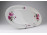 Retro, virágmintás, ovális, Alföldi porcelán húsos tál, pecsenyetál