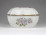 Régi virágmintás Zsolnay porcelán bonbonier
