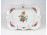 Régi virágmintás szögletes Seltmann Weiden porcelán tál 25 x 18.5 cm 