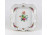 Régi négyzet alakú virágmintás Seltmann Weiden porcelán tál 21.5 x 21 cm 