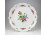 Régi nagyméretű virágmintás Seltmann Weiden porcelán pecsenyés tál 28 cm 