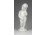 Régi fehér mázas festetlen porcelán puttó figura 11.5 cm