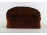 Nagyméretű levél díszes lapos furnér doboz fadoboz 35 x 17.5 x 10.5 cm 