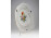 Régi áttört peremű virágmintás cseh Thun porcelán tál 27 cm