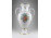 Hatalmas virágmintás hibátlan Hollóházi porcelán füles váza 41.5 cm