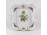 Régi négyzet alakú virágmintás Seltmann Weiden porcelán tál 23.5 x 23 cm 