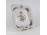Régi négyzet alakú virágmintás Seltmann Weiden porcelán tál 23.5 x 23 cm 