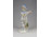 Régi német porcelán figura - lanton játszó kislány táncoló kutyákkal 15.2 cm