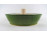 Zöld mázas cserép csirkesütő tál 33 cm