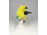 Jelzetlen sárgarigó porcelán madár figura 13.5 cm