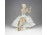 Régi SCHAUBACH KUNST porcelán figura - sminkelő táncosnő 