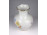 Régi virágmintás Aquincum porcelán váza 11 cm