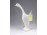 Régi kézzel festett Hollóházi porcelán liba figura 15 cm