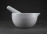 Régi Zsolnay porcelán patika mozsár gyógyszerész mozsár törővel 14 cm