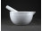 Régi Zsolnay porcelán patika mozsár gyógyszerész mozsár törővel 14 cm
