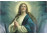 Régi Szűz Mária olajnyomat 68.5 x 98.5 cm