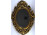 Antik hatású modern ovális falitükör florentin szerű keretben 75 x 53.5 cm