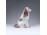 Régi Hollóházi porcelán kutya spániel 14 cm