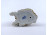 Régi Zsolnay porcelán spániel figura 11 cm