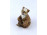 Régi ülő medve cseh porcelán figura 11.7 cm