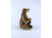 Régi ülő medve cseh porcelán figura 11.7 cm