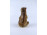 Régi ülő medve cseh porcelán figura 11.7 cm