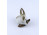 Rügyet rágcsáló nyúl nyuszi Zsolnay porcelán figura