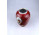 Régi vörös sárkány mintás Wallendorf porcelán váza gömbváza 18.7 cm