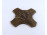 Modern bronz feszület fali kereszt 15 x 15 cm