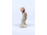 Régi német Bertram jellegű porcelán figura harmonikázó kisfiú kutyákkal 14 cm