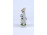 Régi német porcelán virágokat locsoló kislány figura 13 cm